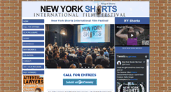 Desktop Screenshot of nyshortsfest.com