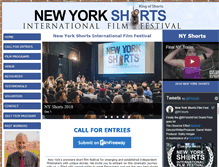 Tablet Screenshot of nyshortsfest.com